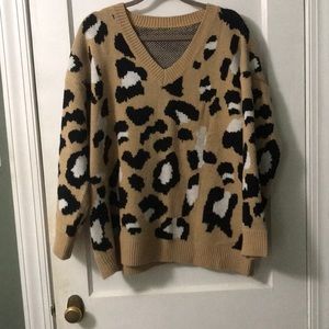 Cheetah sweater
